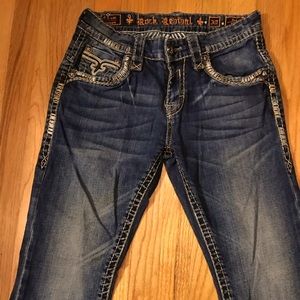 Rock Revival Men’s Zed Boot cut Jeans Size 30.